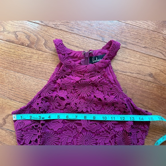 Lulus Love Poem Magenta Lace Dress - Picture 7 of 13